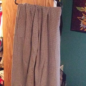 Chef pants checkered